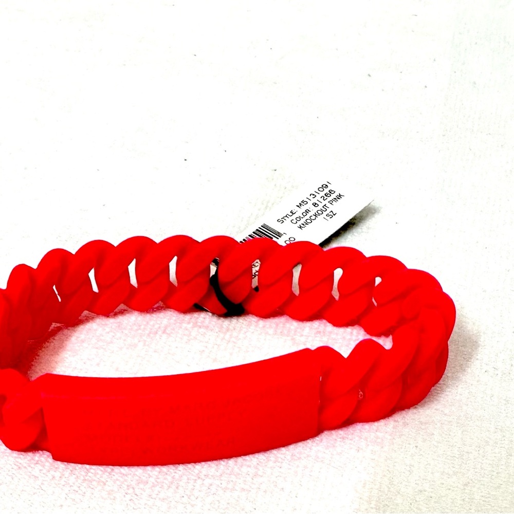 NWT- MARC JACOBS PINK Braided Women's Bracelet